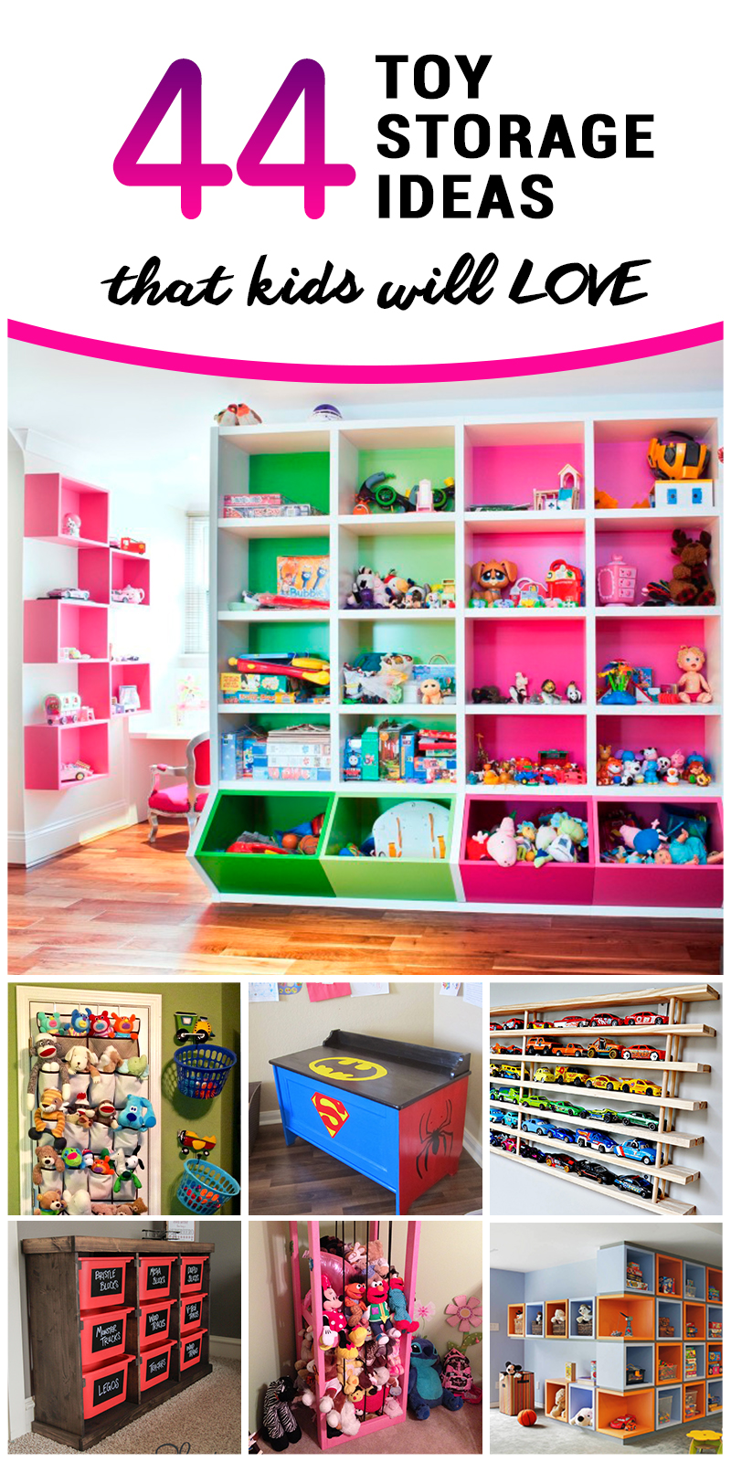 Toy Storage Ideas for Kids