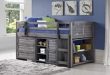 Image Unavailable. Image not available for. Color: Custom Kids Furniture  Grey Twin Loft Beds