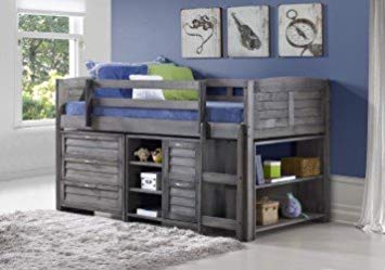 kids twin loft bed with storage – only
  for kids