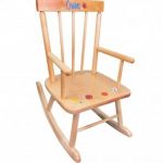 kids wooden rocking chair