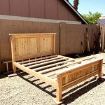 $80 DIY king size platform bed frame