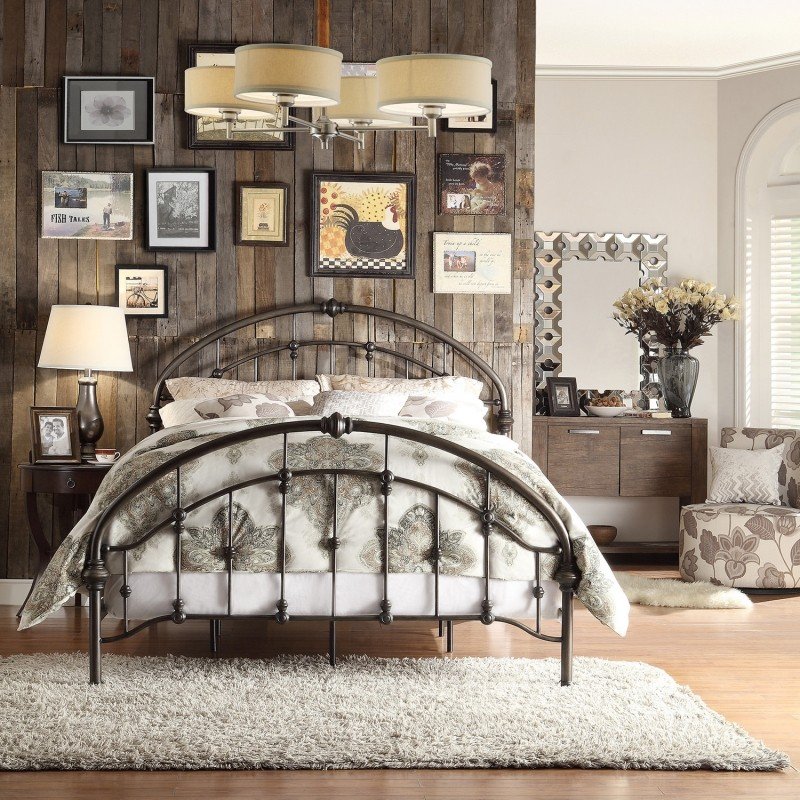 King size headboard metal