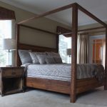 DIY King Size Canopy Bed Plans - Free DIY Plans | Traveller Location  #KingSizeCanopyBed #BedroomDIYplans