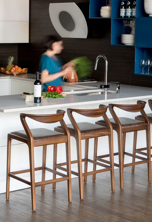 How to combine kitchen bar stools counter
  height with your kitchen furniture