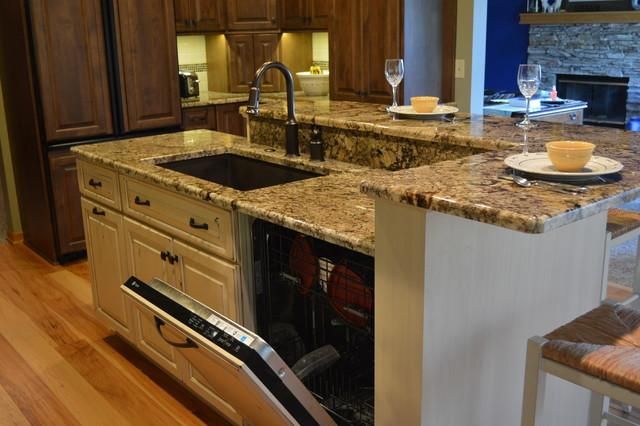 Kitchen Sink Dishwasher #3 - Kitchen Islands With Seating Sink And  Dishwasher