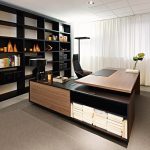 Modern l shaped office desk