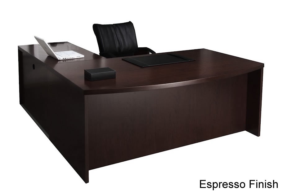 Mayline Mira Series L-Shaped Modern Office Desk