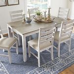 Skempton Dining Room Table and Chairs (Set of 7), , large