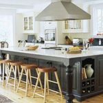 Large Kitchen Island with Seating and Storage : Kitchen Layouts with