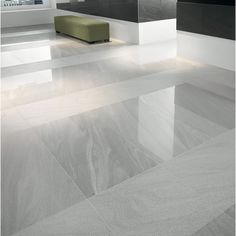 Wickes Arkesia Gris Polished Porcelain Floor Tile 600 x 600mm