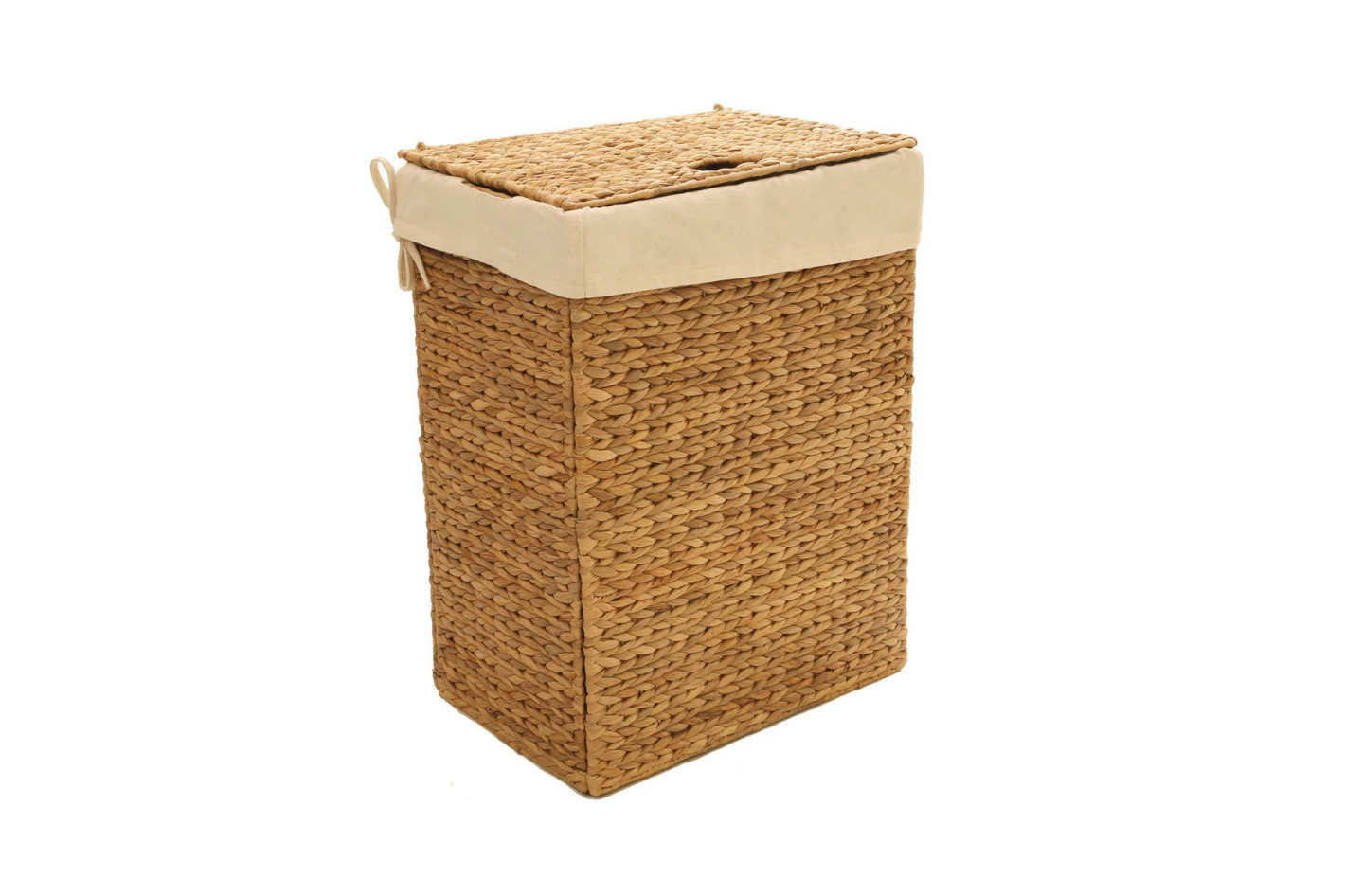 Best wicker laundry basket with a lid. Seville Classics Foldable Water  Hyacinth Portable Hamper