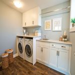 Image result for hanging rod in laundry room | Ideas for the House