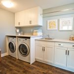 Laundry hanging rod, laundry room cabinets with hanging rod laundry