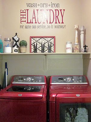 Adorable Antics: Laundry Room Decorations (on NO budget) lots of pics and  ideas