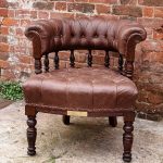 Leather Captains Chair - Antique Items & Country Furniture Sales