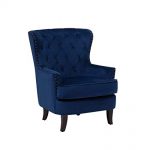 Amazon.com: Beliani Classic Wingback Chair Button Tufted Nailhead