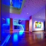 Modern Home Interior Design With Colorful Led Lighting Inc