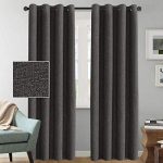 H.VERSAILTEX Rich Linen Blackout Curtains 108 Inches Long Room Darkening  Textured Linen Extra Long