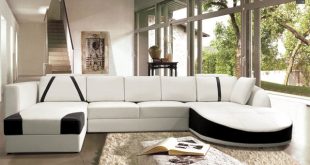 Sofa set living room furniture Modern Leather corner sofas with U shape sofa  set