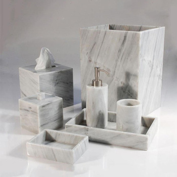 Yeeho Bath Accessories Natural Stone Bath Accessories Marble