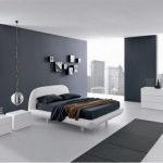 Modern Minimalist White And Black Master Bedroom Decor Design .