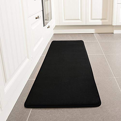 LEEVAN Kitchen Rug, Memory Foam Kitchen Comfort Mat Super Soft Microfiber  Flannel Area Runner Rugs