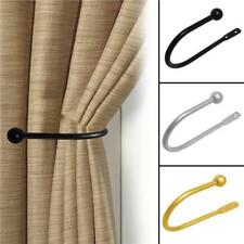 Curtain Tie Back Hold Backs Black Silver & Gold Metal Holders High-quality  New