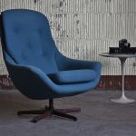 Sultry Norwegian Midcentury Modern Soda Galvano Swivel Lounge Chair  (Norway, 1950s) | by