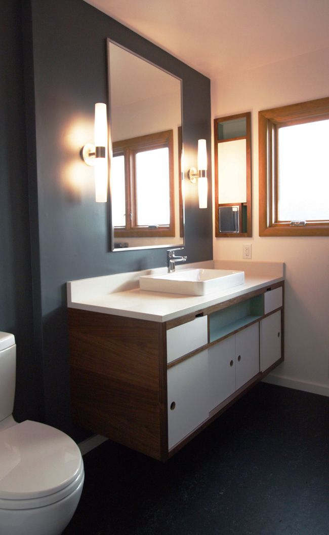 30 Beautiful Midcentury Bathroom Design Ideas | Remodel | Mid century modern  bathroom, Mid century bathroom, Modern bathroom