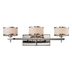 ELK Group International - Elk Lighting Utica 3-Light Bathroom Lighting  Fixture, Polished Chrome