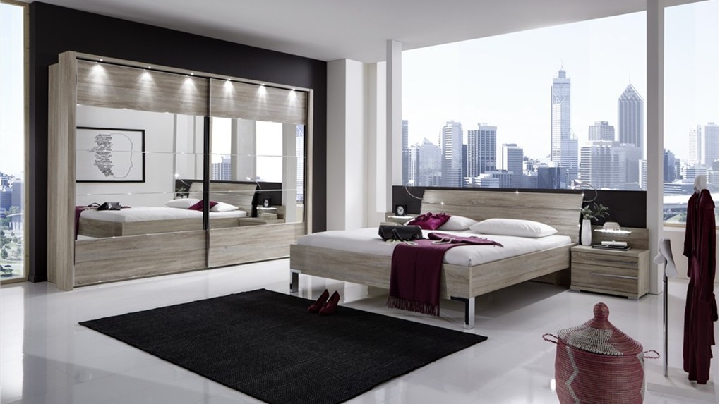 Bedroom Furniture Set Stylform EOS Contemporary Wood Mirror