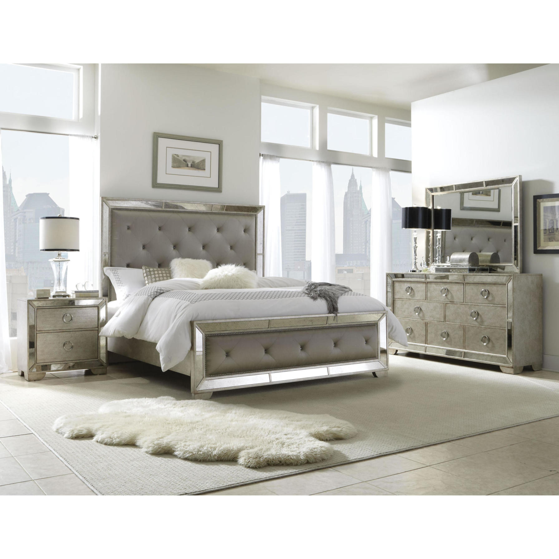 Mirrored Cabinets Bedroom-Mirrored Bedroom Furniture Mirrored Glass Chest  Of Drawers