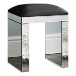 D PRO T Mirrored Stool Dressing table Stool Chair Furniture Glass