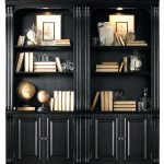 Creative Black Bookcases With Doors Inside Bookcase Decorating Modern  Bookshelf Furniture Donation Nyc Decor