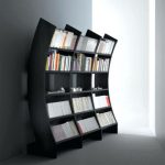 Contemporary Bookshelf Astonishing Bookcases Modern Bookcase With Doors  Black Wooden Books Glamorous Shelf Uk