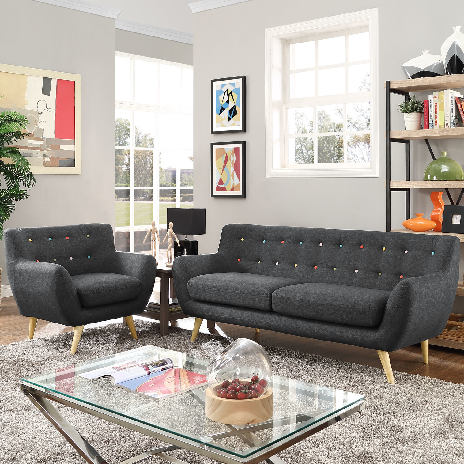 Buy modern design furniture for
  living  room to create an attractive
  area