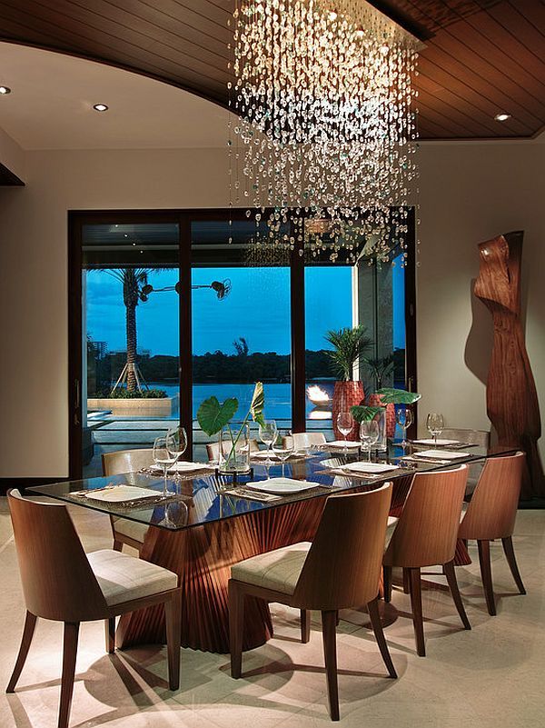 Modern dining room #Lighting [ Traveller Location ]