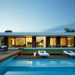 breathtaking facade and pool Indigo-Modern Dream Home in Contemporary Style  in Catalonia homesthetics modern