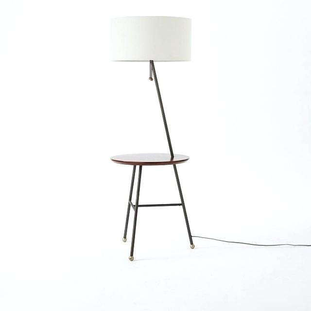 Modern Floor Lamp With Attached Table : Interior - www.getcomfee.com