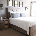 DIY Rustic Modern King Bed