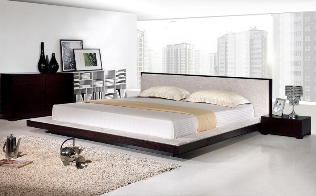 Modern Platform King Bed Frame Idea