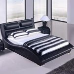 Matisse Napoli Modern Platform Bed-black (King)