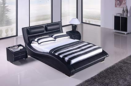 Matisse Napoli Modern Platform Bed-black (King)