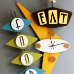Modern kitchen wall clocks