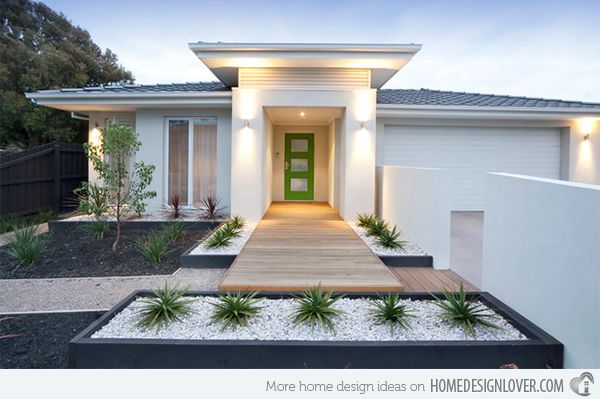 Modify garden with a beautiful modern
  landscape ideas for front of house