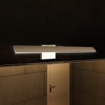 Silver/Nickel Low-Profile Modern LED Vanity/Bath Bar Light