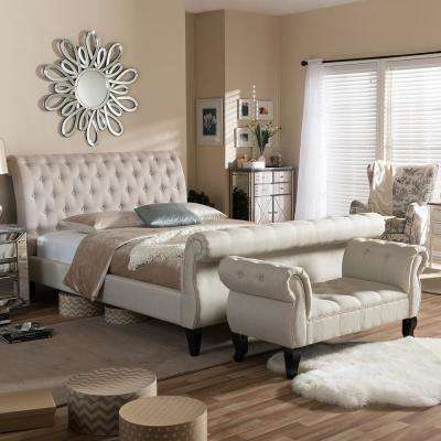 Arran 2-Piece Beige Queen Bedroom Set