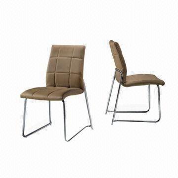 Modern Restaurant Furniturte, Restaurant Chairs with Chromed Finish