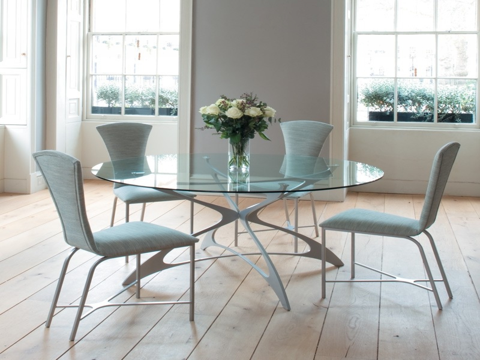 Dining Tables, Marvellous Round Glass Dining Table And Chairs Round  Glass Top Dining Table White