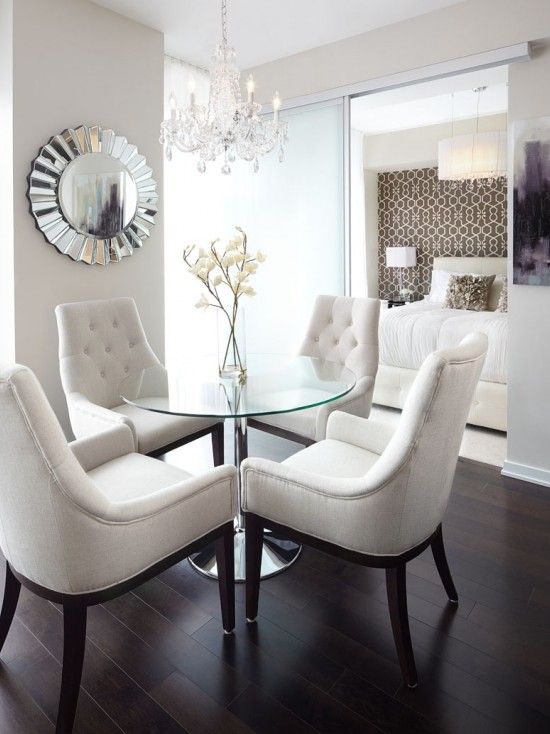 Enhance the appearance of your
  dining  room with fantastic modern
  small dining room decor ideas